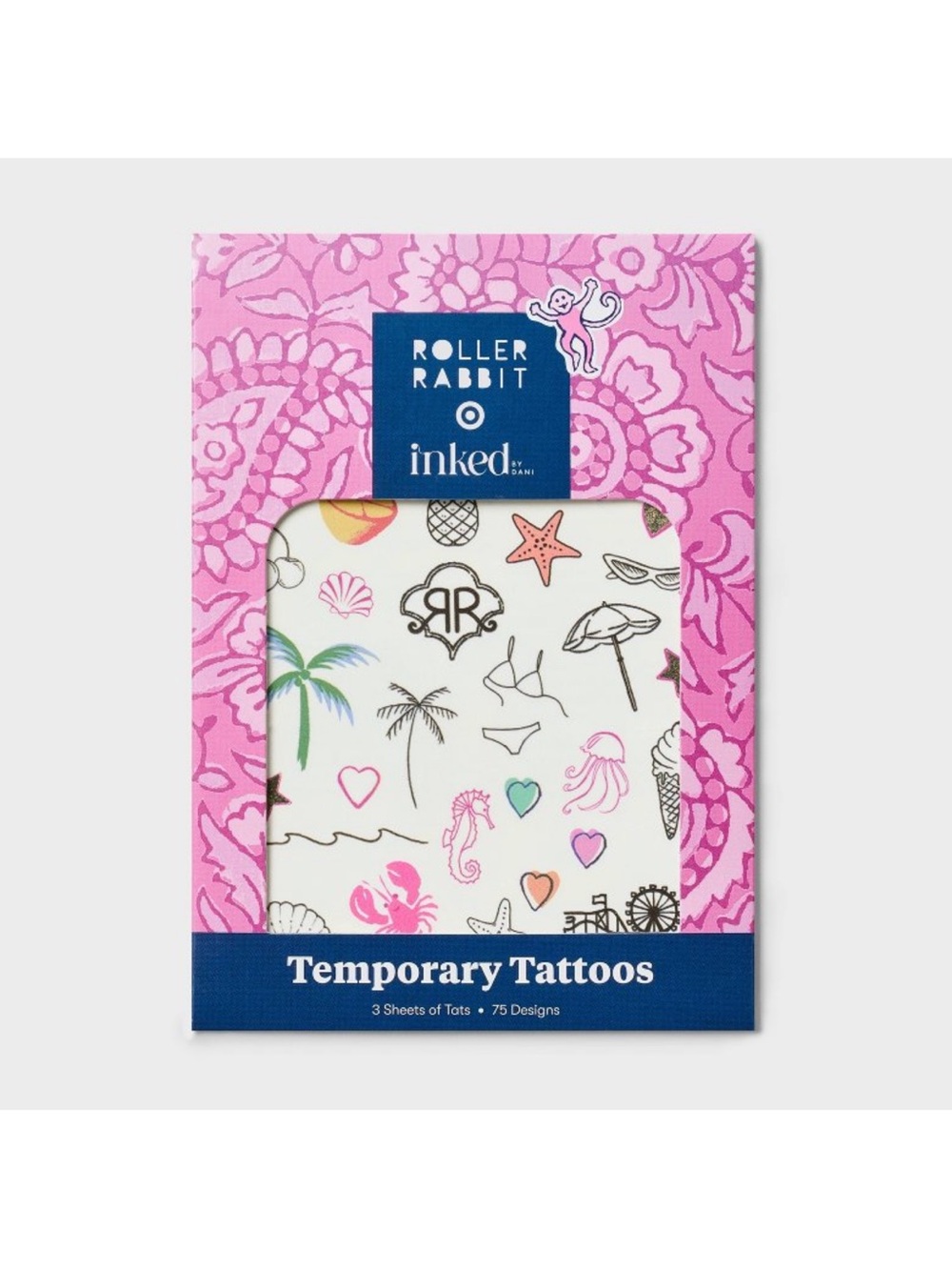 Roller Rabbit Target X Inked Temporary Tattoos